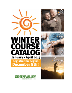 2015 Winter Course Catalog [PDF]