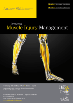 Muscle Injury Management - The Hip and Groin Clinic | Melbourne