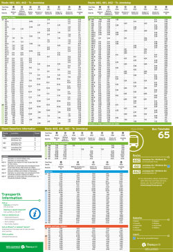 Bus Timetable 65