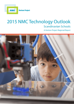 2015 NMC Technology Outlook for Scandinavian
