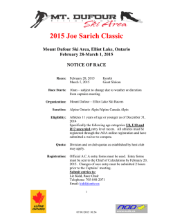 2015 Joe Sarich Classic