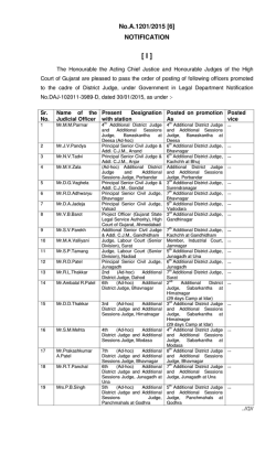 Two Notifications regarding Transfer and Posting in the cadre of
