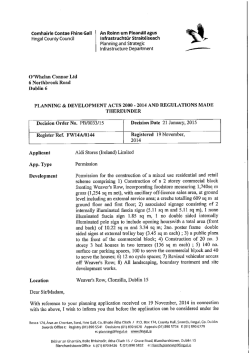 Additional Information Request – Aldi Clonsilla Village