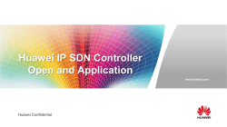Huawei IP SDN Controller Open and Application - EU