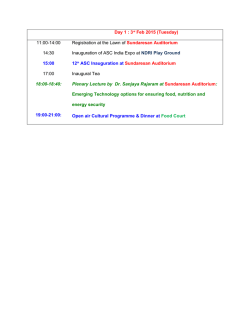 Details Day-To-Day programme of 12 ASC