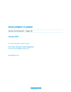 Planner 2015[3] - Genesis Land Development