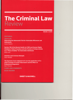 The Criminal Law Review