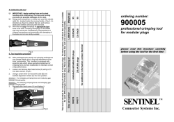 900005 - Sentinel Connector Systems