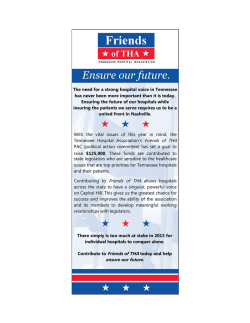2015 Friends of THA Contribution Card