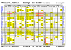 Village Hall Bookings