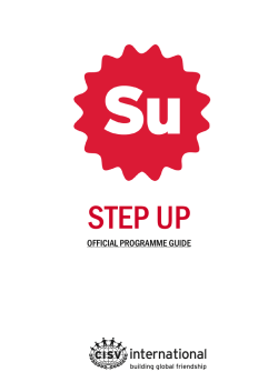 Step Up Programme Guide