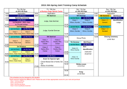 2015 Spring camp schedule.xls 最新