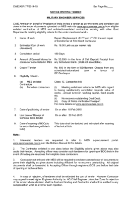 view document - Military Engineer Services