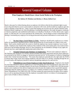 What Employers Should Know About Social Media in