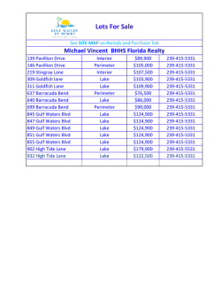 Lots For Sale - Gulf Waters RV Resort