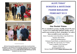 Download Parish Magazine - The Grouped Parishes of Dungiven