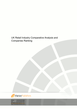 UK Retail Industry Comparative Analysis and Companies Ranking