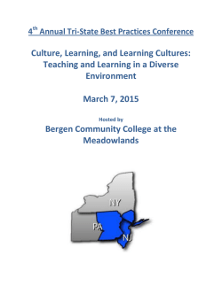 Teaching and Learning in a Diverse Environment March 7, 2015