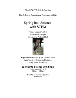 Spring into Science with STEM