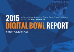 A Quantitative Analysis of Digital Super Bowl Campaigns to