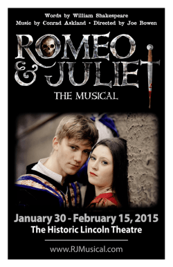 Program 2015 - Romeo and Juliet