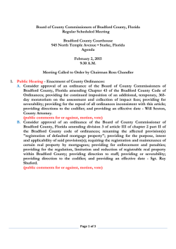Commission Agenda 02/02/2015