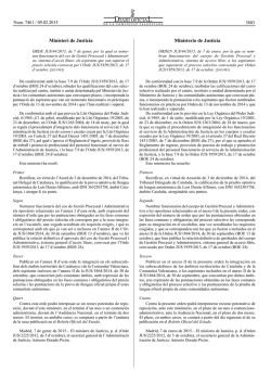 Ministeri de Just&iacute;cia Ministerio de Justicia