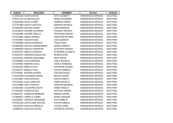 Lista Aprobados Escuela de Emergencias M&eacute;dicas