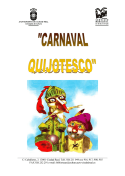Carnaval Quijotesco - Ayuntamiento de Ciudad Real