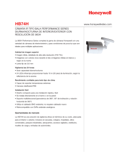 960H Launch-Spanish - Honeywell Video Systems