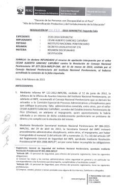 "Decenio de las Personas con Discapacidad en el Perú”