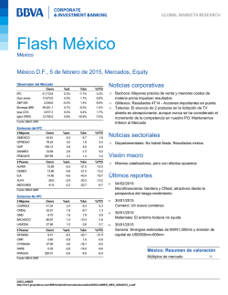 Flash Diario México 05.02.2015