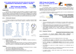 XXX Cross de Capella Campeonato Provincial