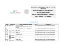 15 - febrero - de 2013 - Secretaría de Comunicaciones y Transportes