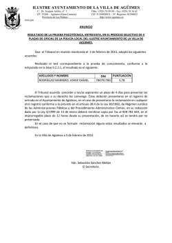4.1 ANUNCIO test - Ayuntamiento de Agüimes