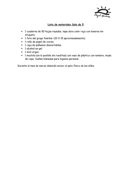 Lista de materiales Sala de 5 listo
