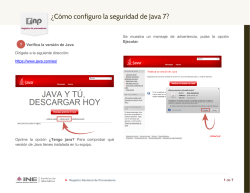 Configuración de Java