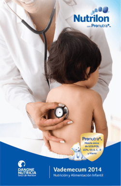 Vademecum Nutrilon - Danone Nutricia Profesional