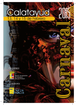 Carnaval 2015.indd - Ayuntamiento de Calatayud
