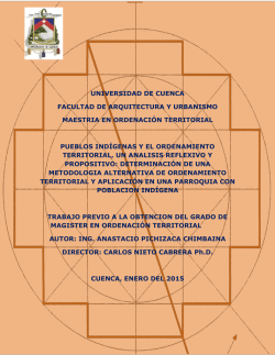 universidad de cuenca facultad de arquitectura y urbanismo