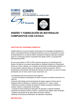 DISE&Ntilde;O Y FABRICACI&Oacute;N DE MATERIALES