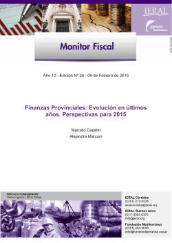 Monitor Fiscal N&ordm; 26
