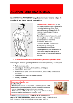 acupuntura anatomica tratamiento natural dolor fisioterapia barcelona