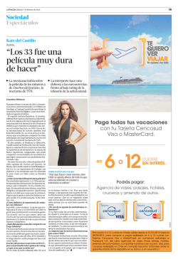 &ldquo;Los 33 fue una pel&iacute;cula muy dura de hacer&rdquo;
