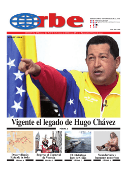 Vigente el legado de Hugo Chávez