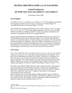 Ense&ntilde;&aacute;ndoles: Sabidur&iacute;a y poder, 4 divisi&oacute;n (mensaje)