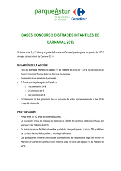 bases concurso disfraces infantiles de carnaval 2015