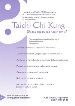 Taichi Chi Kung - WUTANG Tres Cantos