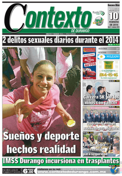 ON 2015 - Contexto de Durango