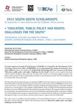 2015 South-South ScholarShipS